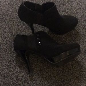 Black ankle boots